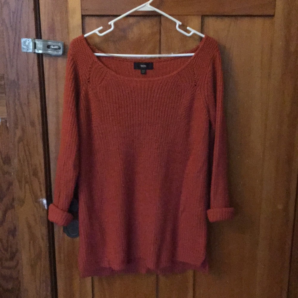 Slouchy Sweater I’m Burnt Orange